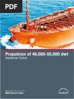 MAN Propulsion of 46000 50000 Dwt Handymax Tanker