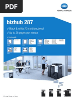 Bizhub 287 Datasheet