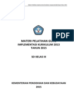 Modul Pelatihan Kelas III SD 22 Mei