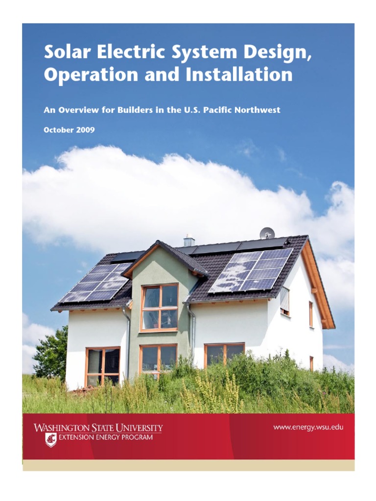 Solar Electric System Design Operation and Installation | PDF