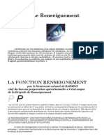 Presentation Renseignement