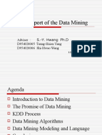 DBMS Support of The Data Mining