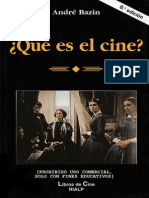 ¿Que Es El Cine? Andre Bazin PDF