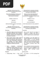 Download Regulation No 5 of 2015 Indonesia Location Permit by Wishnu Basuki SN286819491 doc pdf
