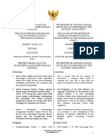 Regulation No. 5 of 2015 Indonesia Location Permit