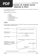 Como Apresentar Um Trab Escrito Em Word