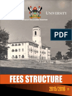 Makerere University Undergraduate Fees Structure 2015/2016