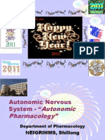 Autonomic Pharmacology & Cholinergic Drugs
