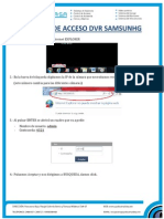 Manual de Acceso A DVR SAMSUNG