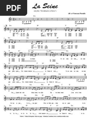 La Seine - Music Score | PDF