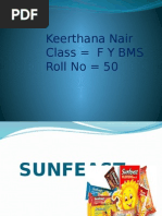 Keerthana Nair Class F Y Bms Roll No 50