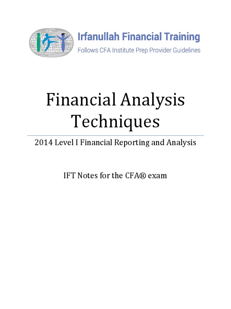 R28 Financial Analysis Techniques IFT Notes PDF | PDF | Revenue ...