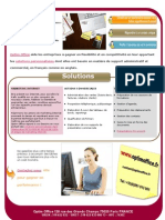 Brochure Optim Office (Marketing Internet | Actions Co. | Télé-secrétariat)  