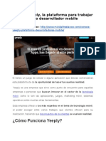 Conoce Yeeply, la plataforma para trabajar como desarrollador mobile