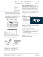 133-112 Falk Type A Sizes 385,405-585 Horizontal Parallel Shaft Drives Parts Manual