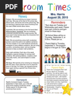 august 28 newsletter