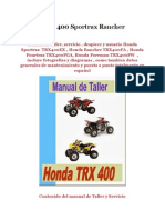 Honda TRX400 Sportrax Rancher Foreman