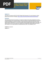Extend MDG-M Data Model by A New Entity Type (Reuse Option)