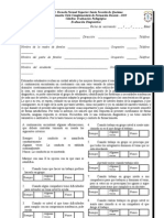 Formato de Evaluación Diagnóstica Evaluación Pedagógica