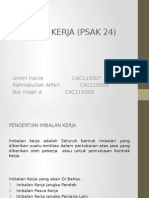 Imbalan Kerja (Psak 24)