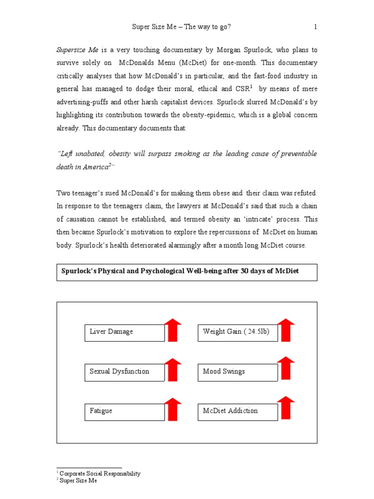 worksheet Supersize Me Worksheet supersize me
