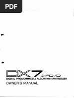 Download Yamaha DX7IIFD User Manual by drthsds2 SN28687306 doc pdf