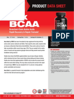MAX BCAA: Branched-Chain Amino Acids for Rapid Recovery & Repair Formula