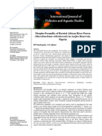 Morpho-Fecundity of Berried African River Prawn (Macrobrachium Vollenhovenii) in Asejire Reservoir, Nigeria