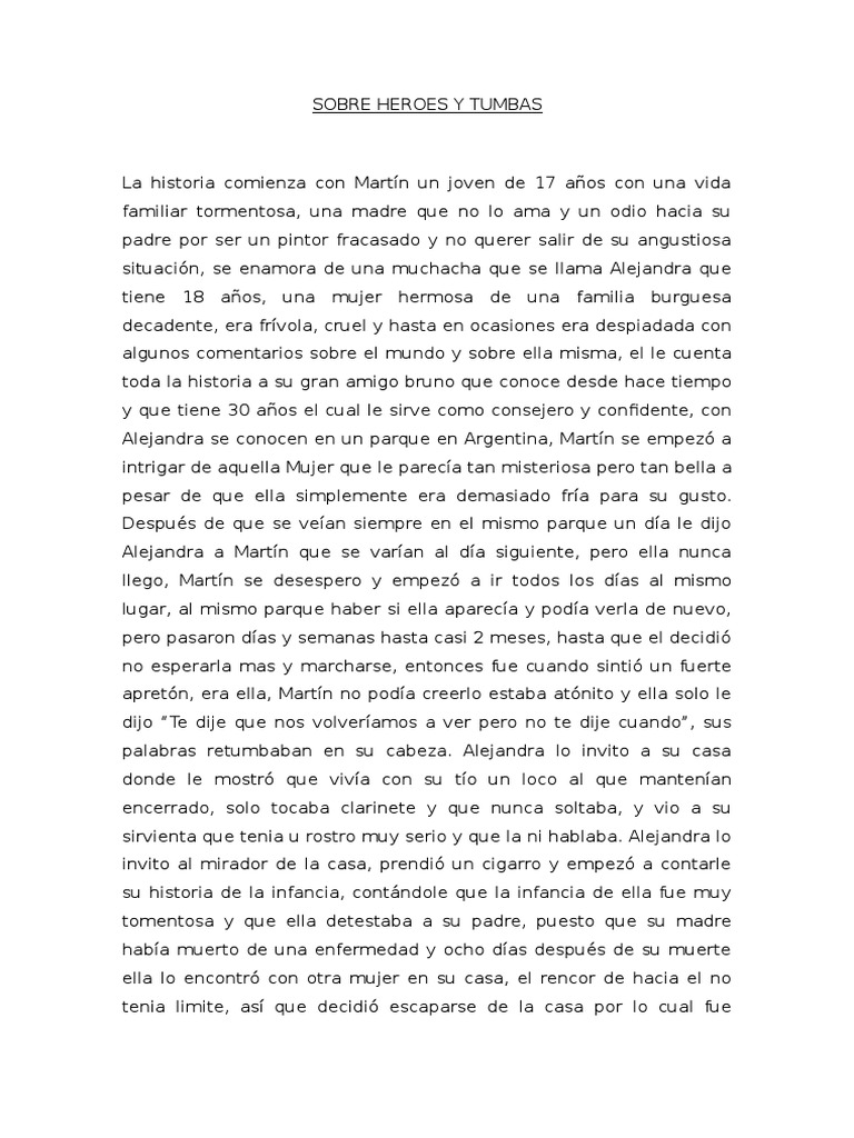 Sobre Heroes y Tumbas PDF