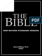 The Bible (New Revised Standard Version; NRSV)