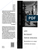 Wacquant, Loic - Parias Urbanos. Marginalidad en La Ciudad A Comienzos Del Milenio (2007)