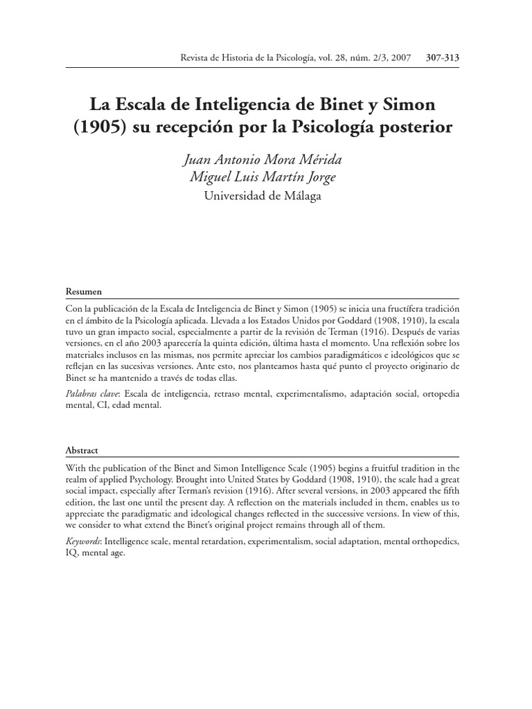 Escala de Inteligencia de Stanford Cociente de inteligencia Conceptos psicologicos