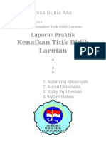 Laporan Praktik Kenaikan Titik Didih Larutan PDF