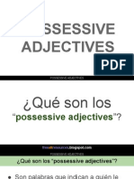 GRAMMAR - Possessive Adjectives