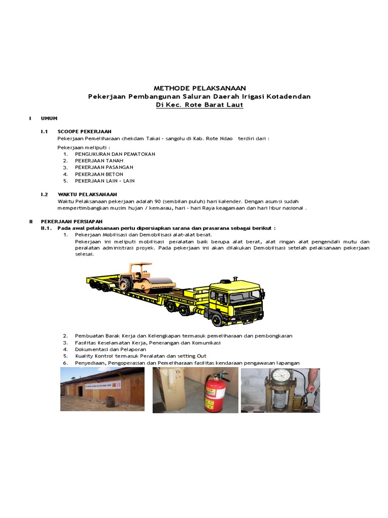 Metode Pelaksanaan Pekerjaan Konstruksi | PDF | Seni | Komputer