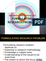 Formulating Research Problem
