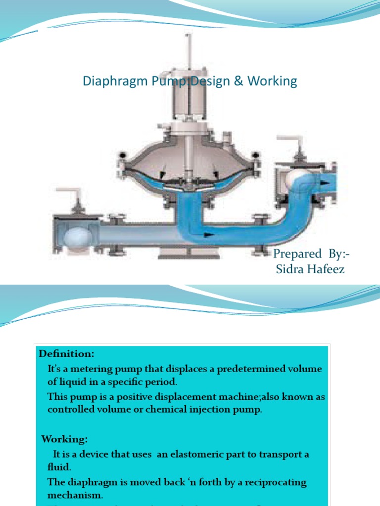 diaphragm booster pump working
