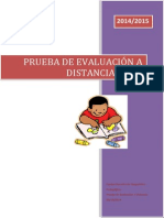 Prueba de Evaluación A Distancia 2014 2015 UNED Diagnóstico Pedagógico