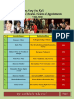 Download Aung San Suu Kyis International Awards Honors  Appointments by Lehkhabu Khawvel SN286923084 doc pdf