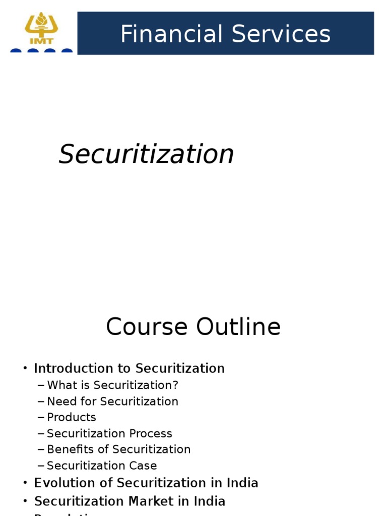 Securitization Pdf Securitization Loans