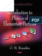 Introductio To Physics of Elementary Particles