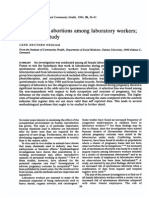 Spontaneous Abortions Among Laboratory Workers