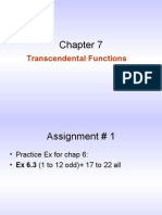 Chapter 7 (Transcendental Functions)