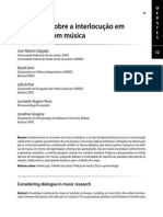 Refletindo Sobre a Intrlocução Em Pesquisas Com Musica - J.a Salgado