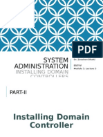 Module 3 - Lecture 3 - Installing Domain Controllers