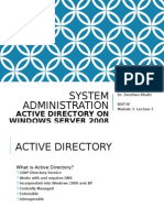 Module 3_Lecture 5 - Active Directory on Windows Server 2008