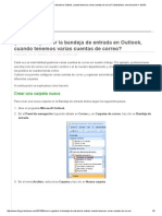 ¿Cómo Organizar La Bandeja de Entrada en Outlook, Cuando Tenemos Varias Cuentas de Correo - Matrallune - Comunicación + Diseño