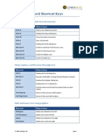 Microsoft Word Shortcut Keys