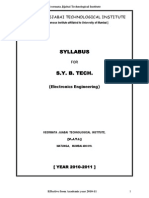 S Y BTech Electronics Engg Syllabus