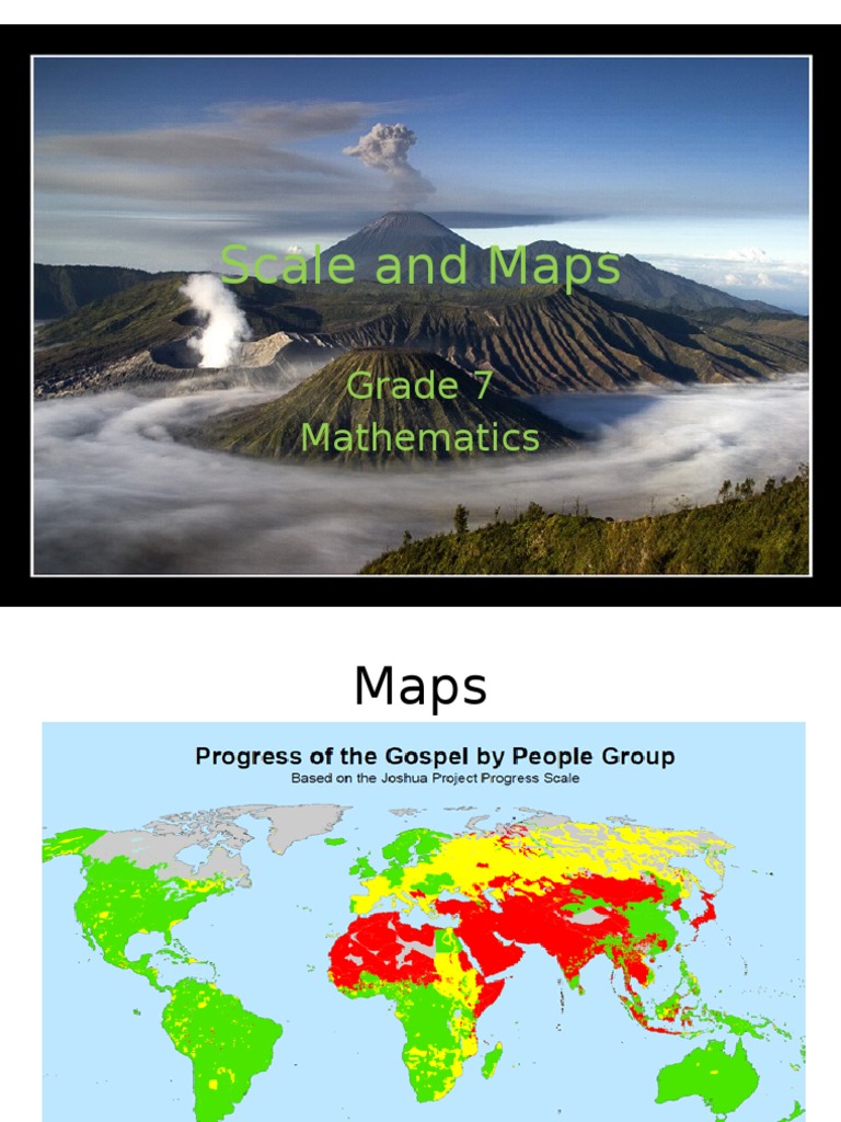 Types of Map Scales for Grade 7 | PDF | Science & Mathematics